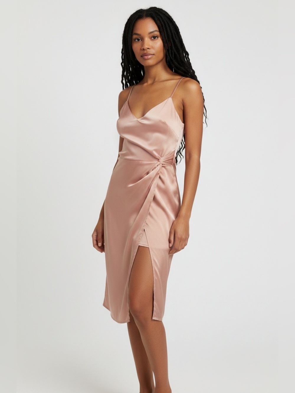 NWT NBD Georgia Dress in Blushed Nude Size Small